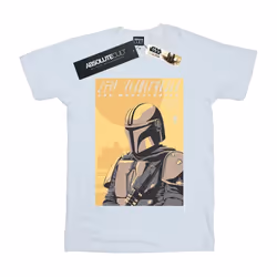 Star Wars - T-shirt THE MANDALORIAN - Garçon (Blanc)