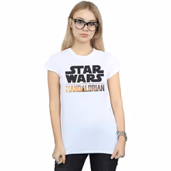 Star Wars - T-shirt THE MANDALORIAN - Femme (Blanc)