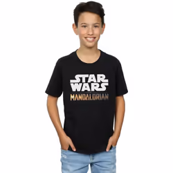 Star Wars - T-shirt THE MANDALORIAN - Garçon (Noir)