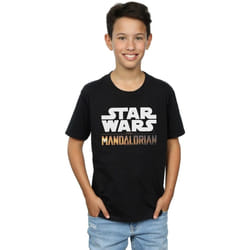 Star Wars - T-shirt THE MANDALORIAN - Garçon (Noir)