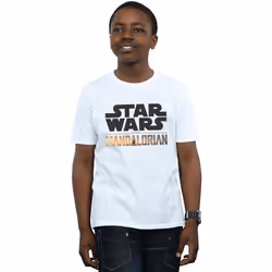 Star Wars - T-shirt THE MANDALORIAN - Garçon (Blanc)
