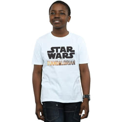 Star Wars - T-shirt THE MANDALORIAN - Garçon (Blanc)