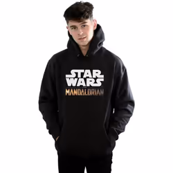 Star Wars - Sweat à capuche THE MANDALORIAN - Homme (Noir)