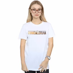 Star Wars - T-shirt THE MANDALORIAN SERIES - Femme (Blanc)