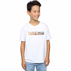 Star Wars - T-shirt THE MANDALORIAN SERIES - Garçon (Blanc)