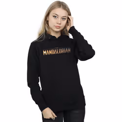 Star Wars - Sweat à capuche THE MANDALORIAN SERIES - Femme (Noir)
