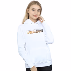 Star Wars - Sweat à capuche THE MANDALORIAN SERIES - Femme (Blanc)