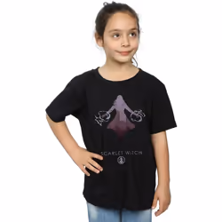 Marvel - T-shirt - Fille (Noir)