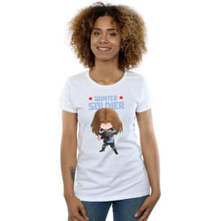 Marvel - T-shirt - Femme (Blanc)