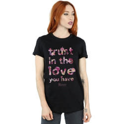 Disney - T-shirt MISTRESS OF EVIL TRUST IN THE LOVE - Femme (Noir)