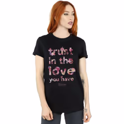 Disney - T-shirt MISTRESS OF EVIL TRUST IN THE LOVE - Femme (Noir)