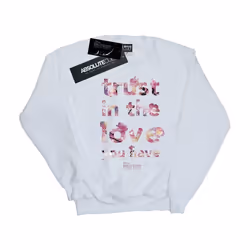 Disney - Sweat MISTRESS OF EVIL TRUST IN THE LOVE - Femme (Blanc)