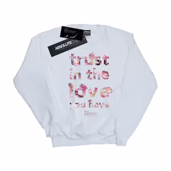 Disney - Sweat MISTRESS OF EVIL TRUST IN THE LOVE - Femme (Blanc)