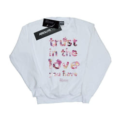 Disney - Sweat MISTRESS OF EVIL TRUST IN THE LOVE - Femme (Blanc)