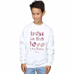 Disney - Sweat MISTRESS OF EVIL TRUST IN THE LOVE - Garçon (Blanc)