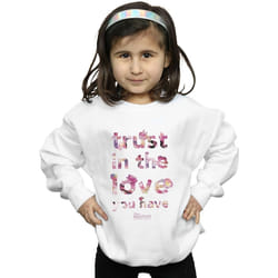 Disney - Sweat MISTRESS OF EVIL TRUST IN THE LOVE - Fille (Blanc)