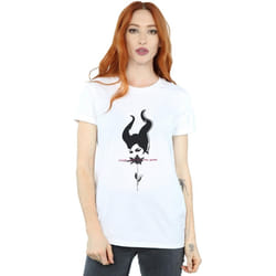 Disney - T-shirt MISTRESS OF EVIL CURSES DON'T BREAK - Femme (Blanc)