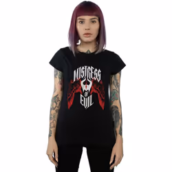 Disney - T-shirt MISTRESS OF EVIL - Femme (Noir)