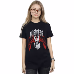 Disney - T-shirt MISTRESS OF EVIL - Femme (Noir)