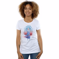 Disney - T-shirt FROZEN FIND THE WAY - Femme (Blanc)