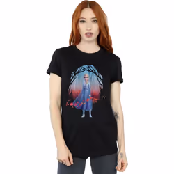 Disney - T-shirt FROZEN FIND THE WAY - Femme (Noir)