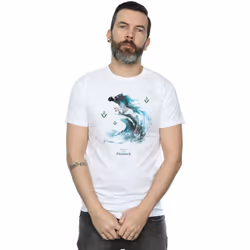 Disney - T-shirt FROZEN THE WATER SPIRIT - Homme (Blanc)