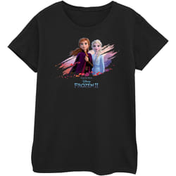 Disney - T-shirt FROZEN NATURE IS BEAUTIFUL - Femme (Noir)