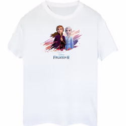 Disney - T-shirt FROZEN NATURE IS BEAUTIFUL - Femme (Blanc)