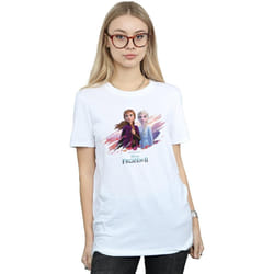 Disney - T-shirt FROZEN NATURE IS BEAUTIFUL - Femme (Blanc)