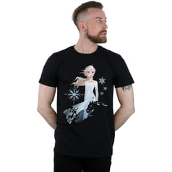 Disney - T-shirt FROZEN - Homme (Noir)