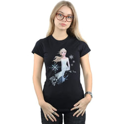 Disney - T-shirt FROZEN - Femme (Noir)