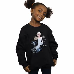 Disney - Sweat FROZEN - Fille (Noir)