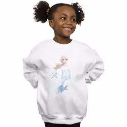 Disney - Sweat FROZEN - Fille (Blanc)