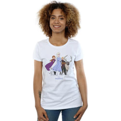 Disney - T-shirt FROZEN - Femme (Blanc)
