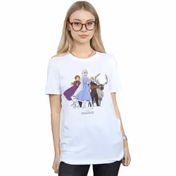 Disney - T-shirt FROZEN - Femme (Blanc)