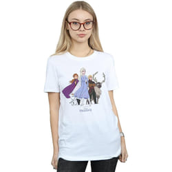 Disney - T-shirt FROZEN - Femme (Blanc)