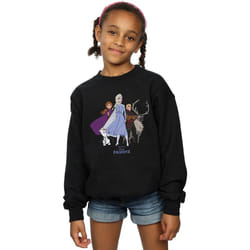 Disney - Sweat FROZEN - Fille (Noir)