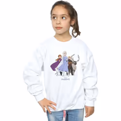 Disney - Sweat FROZEN - Fille (Blanc)