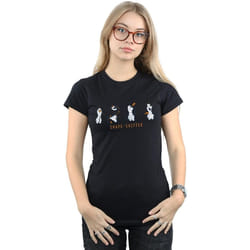 Disney - T-shirt FROZEN SHAPE-SHIFTER - Femme (Noir)