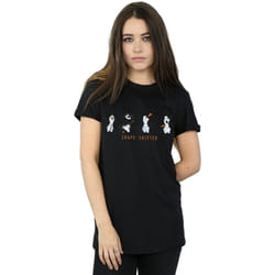 Disney - T-shirt FROZEN SHAPE-SHIFTER - Femme (Noir)
