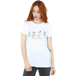 Disney - T-shirt FROZEN SHAPE-SHIFTER - Femme (Blanc)