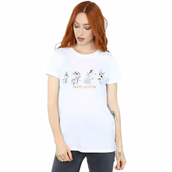 Disney - T-shirt FROZEN SHAPE-SHIFTER - Femme (Blanc)