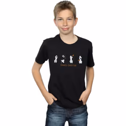 Disney - T-shirt FROZEN SHAPE-SHIFTER - Garçon (Noir)