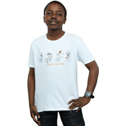Disney - T-shirt FROZEN SHAPE-SHIFTER - Garçon (Blanc)