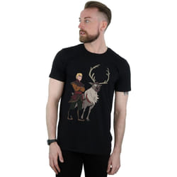 Disney - T-shirt FROZEN - Homme (Noir)