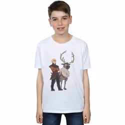 Disney - T-shirt FROZEN - Garçon (Blanc)