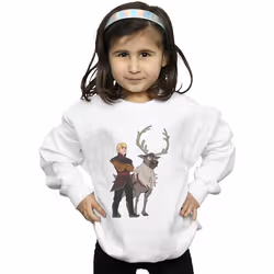 Disney - Sweat FROZEN - Fille (Blanc)