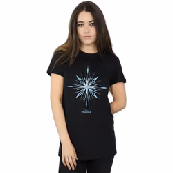 Disney - T-shirt FROZEN - Femme (Noir)