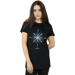Disney - T-shirt FROZEN - Femme (Noir)