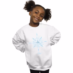 Disney - Sweat FROZEN - Fille (Blanc)